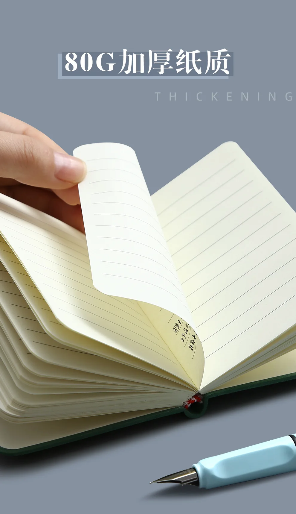 Personas usando el cuaderno en diferentes contextos