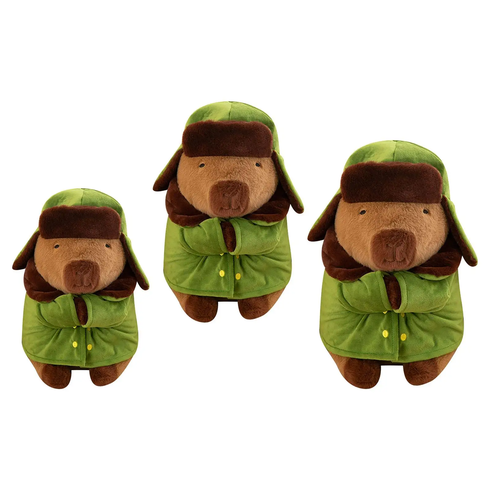 Peluche capibara suave para decorar habitación infantil, coleccionable - imagen 3