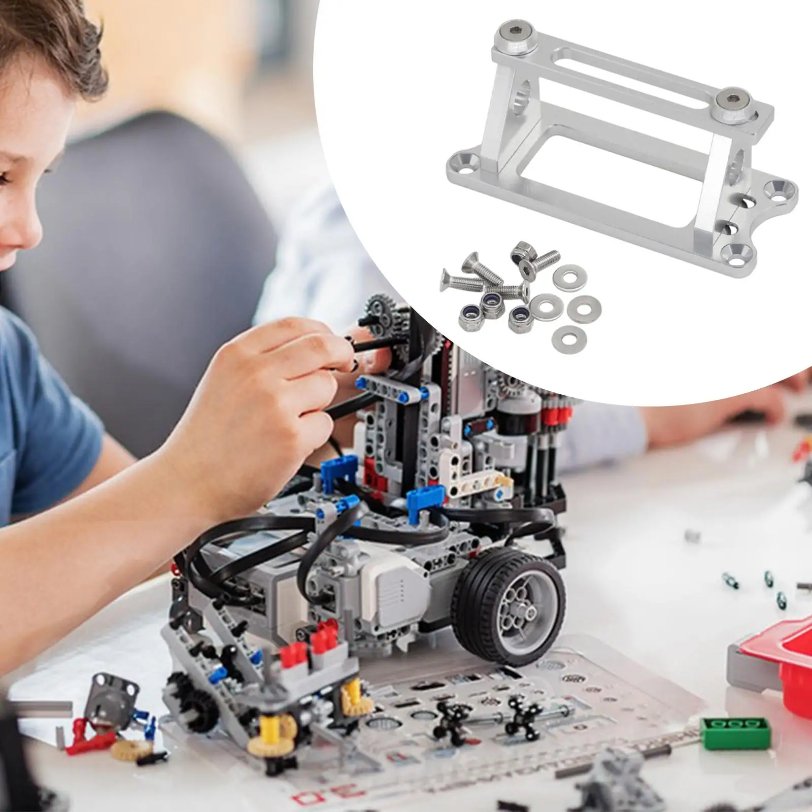 Soporte de montaje para servo de coche RC de aluminio - imagen 4