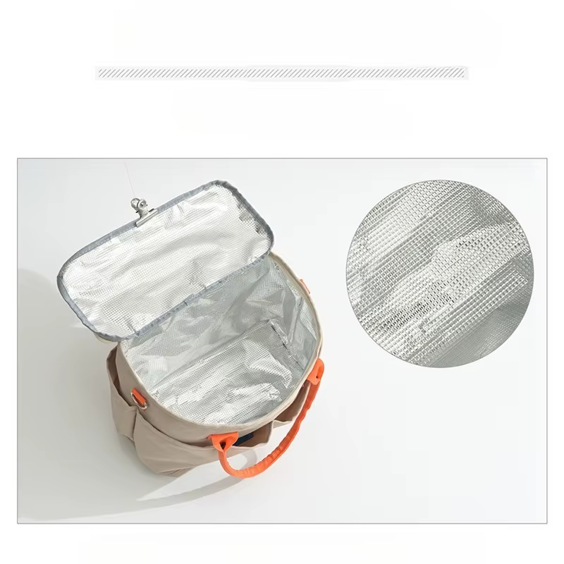 Bolso cambiador con ganchos para cochecito y bandolera cruzada - imagen 3