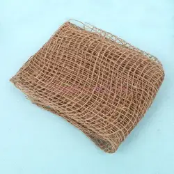 Manta de yute caqui para sesión de fotos de bebé recién nacido
