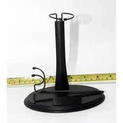 Soporte para figuras de acción ajustable con clips en U y C