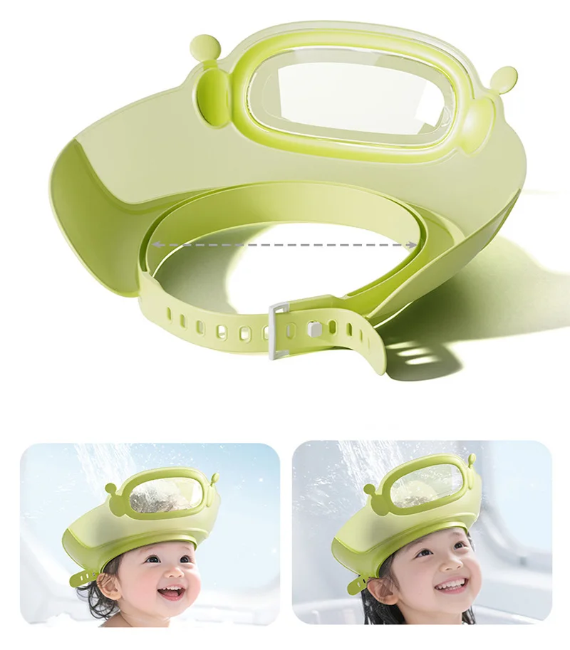 Gorro de ducha para bebé listo para usar