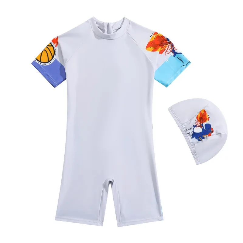 Bañador dinosaurio con gorro para bebé – Protección solar 50+ - imagen 5