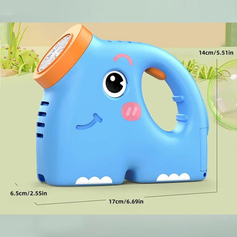 Pistola de burbujas automática con figura elefante para playa - imagen 4