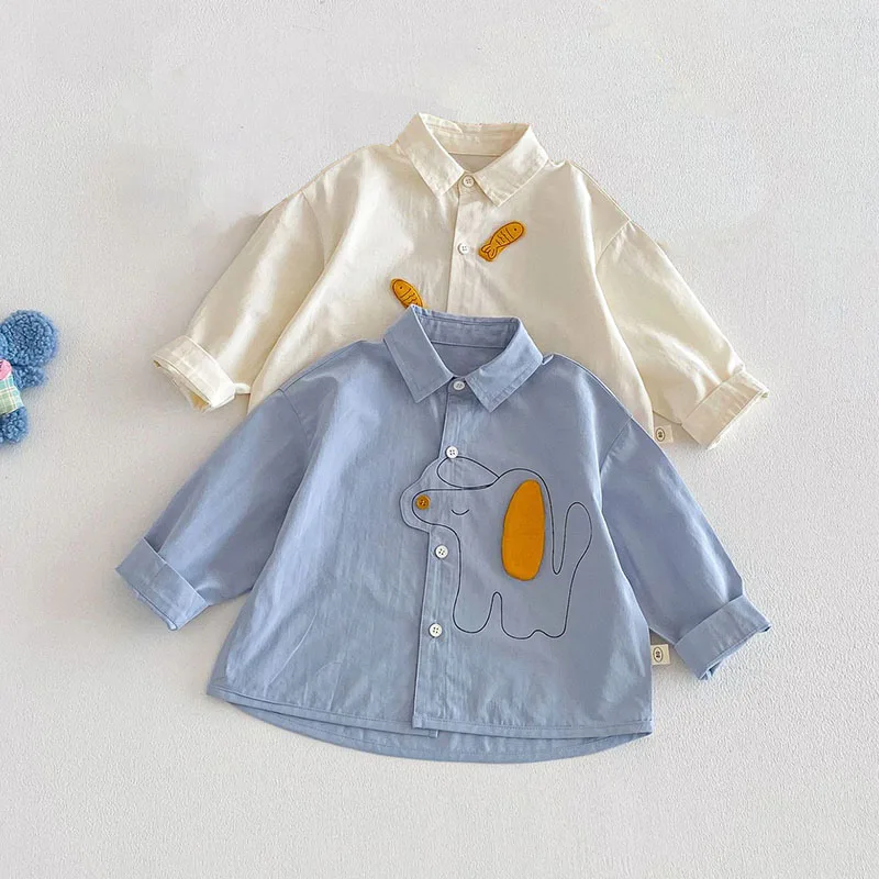 MILANCEL Camiseta de primavera holgada para niña con gato
