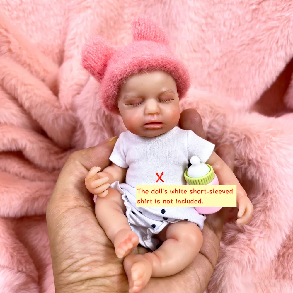 LouLou Girl mini muñeca reborn de 15 cm