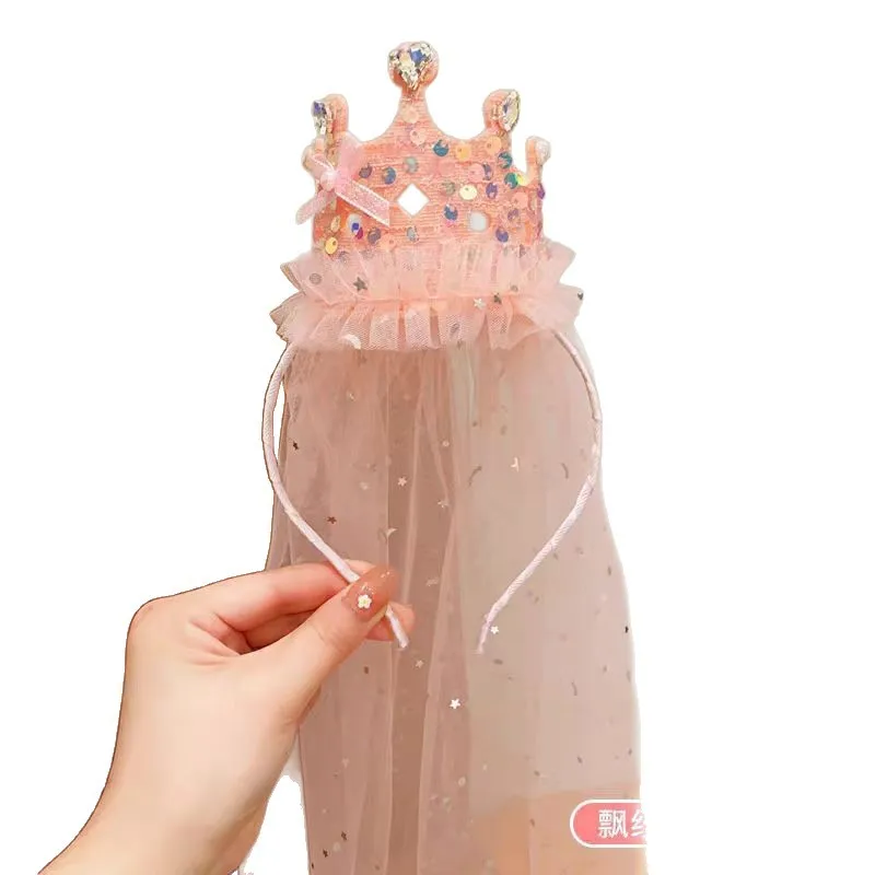 Diadema princesas corona de cristal brillante – Accesorio para niña - imagen 4