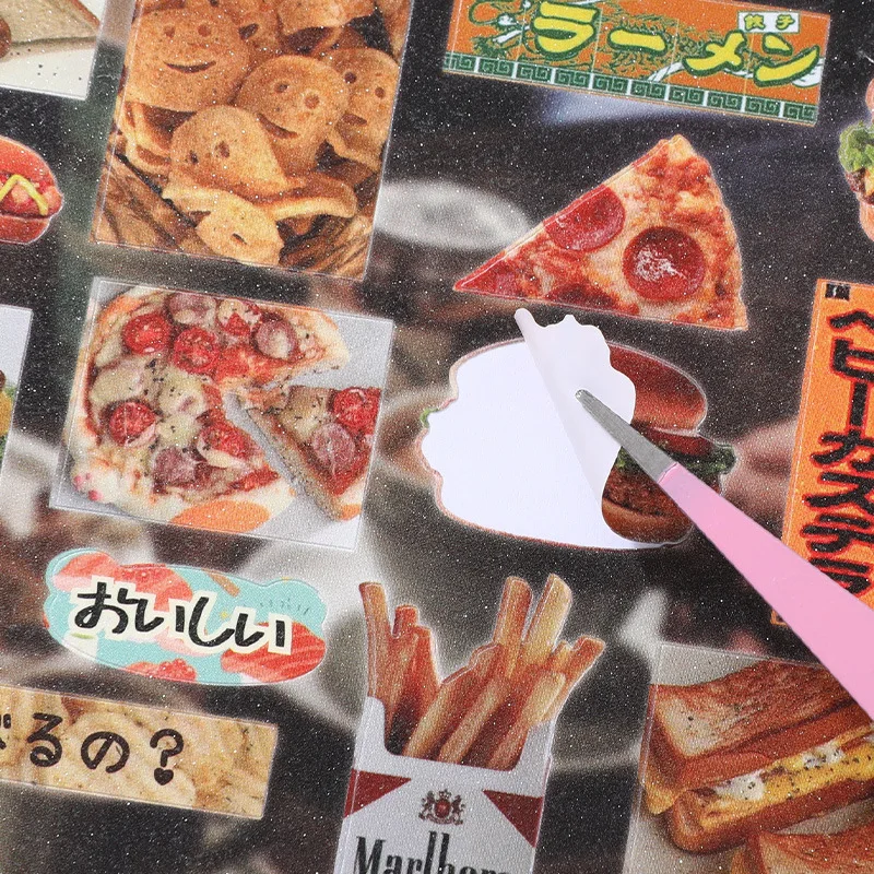 Pegatinas retro de sushi para scrapbooking infantiles y manualidades - imagen 4