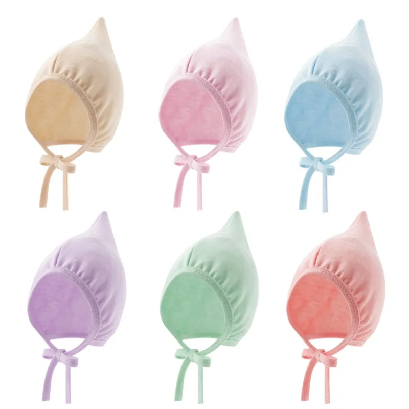 Fetal gorro algodón suave protección oídos recién nacido infantil - imagen 2