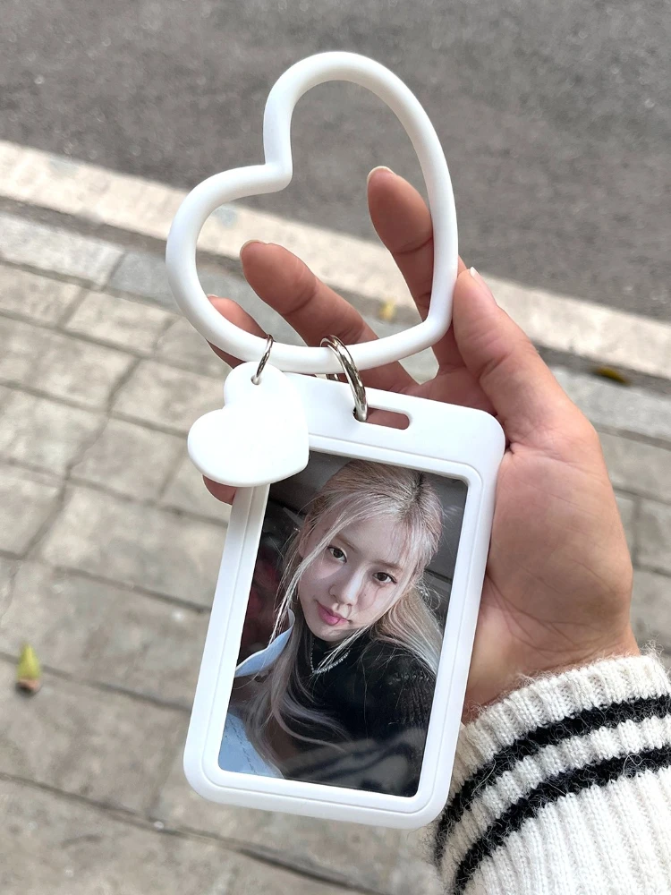 Tarjetero con llavero para niños estilo K-pop con fotos - imagen 2