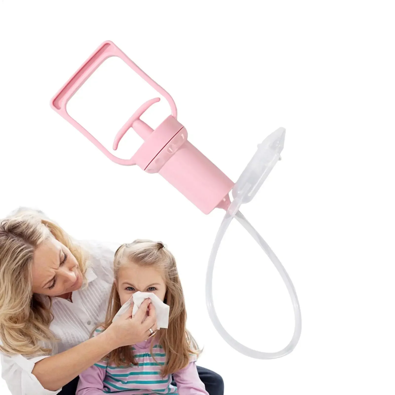 Aspirador nasal manual potente para bebés – limpiador seguro - imagen 3