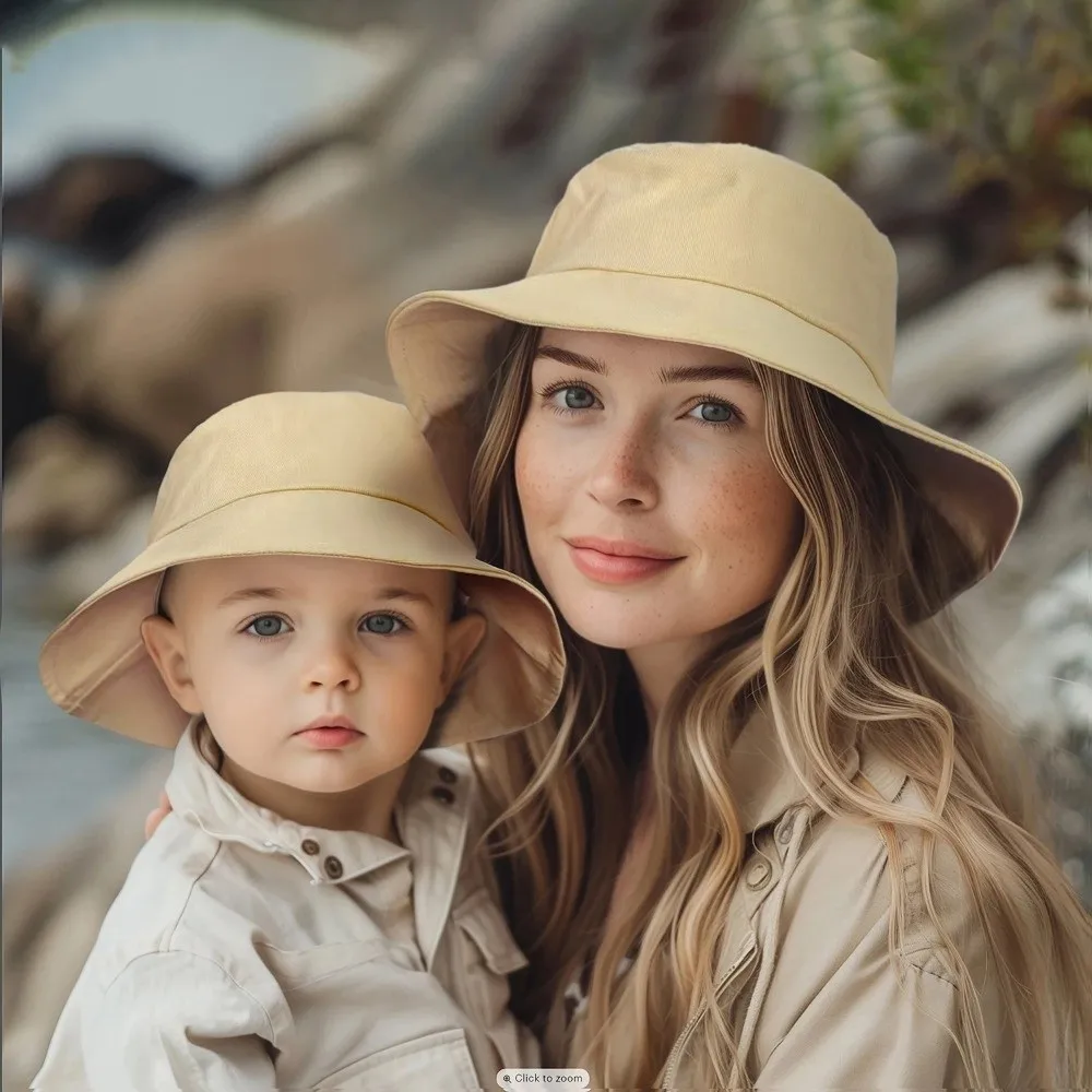 Sombrero pescador infantil ajustable con visera para el sol Panamá - imagen 4