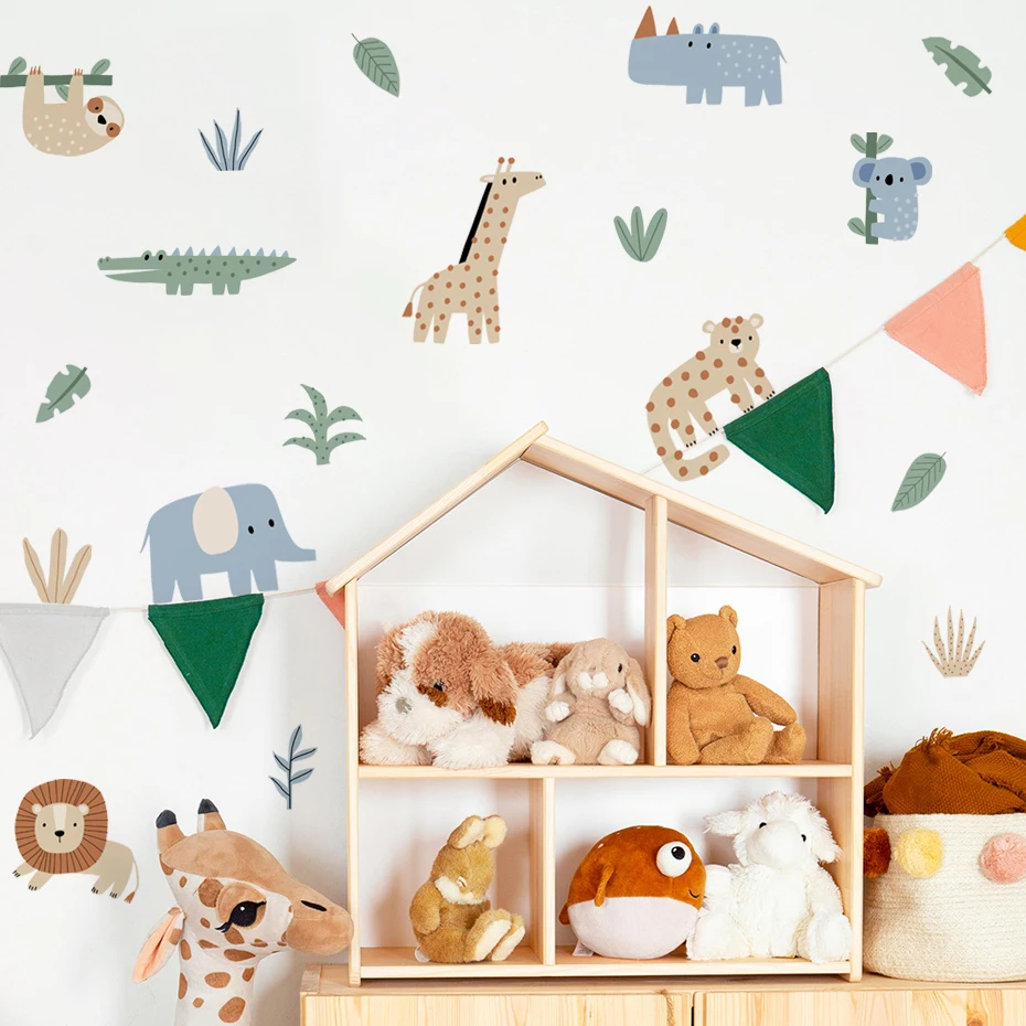 Vinilos decorativos infantiles de animales para habitación infantil - imagen 5