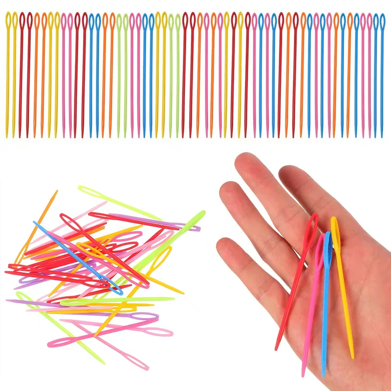 Agujas de ganchillo de lana surtidas para manualidades infantiles - imagen 2