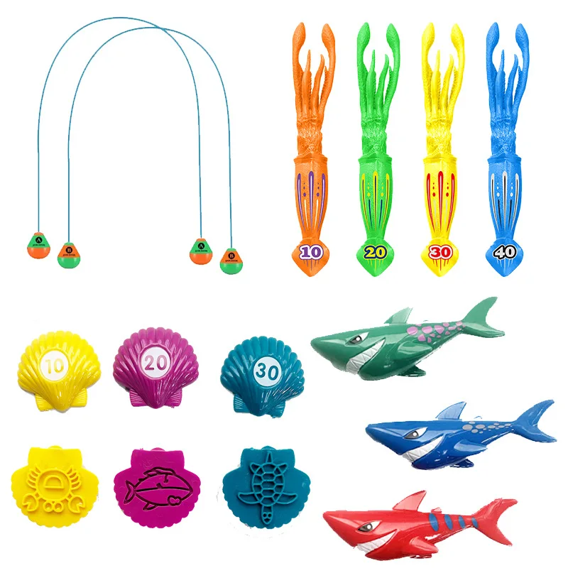 Juguetes de buceo multicolor para piscina con accesorios - imagen 2
