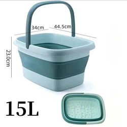 Bañera para pies portátil plegable de masajes en casa