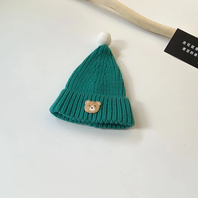 MILANCEL Gorro de punto con orejas de oso para bebé Invierno - imagen 2