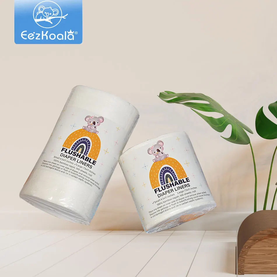 EezKoala Forros de Pañales de Bambú Biodegradables - imagen 2