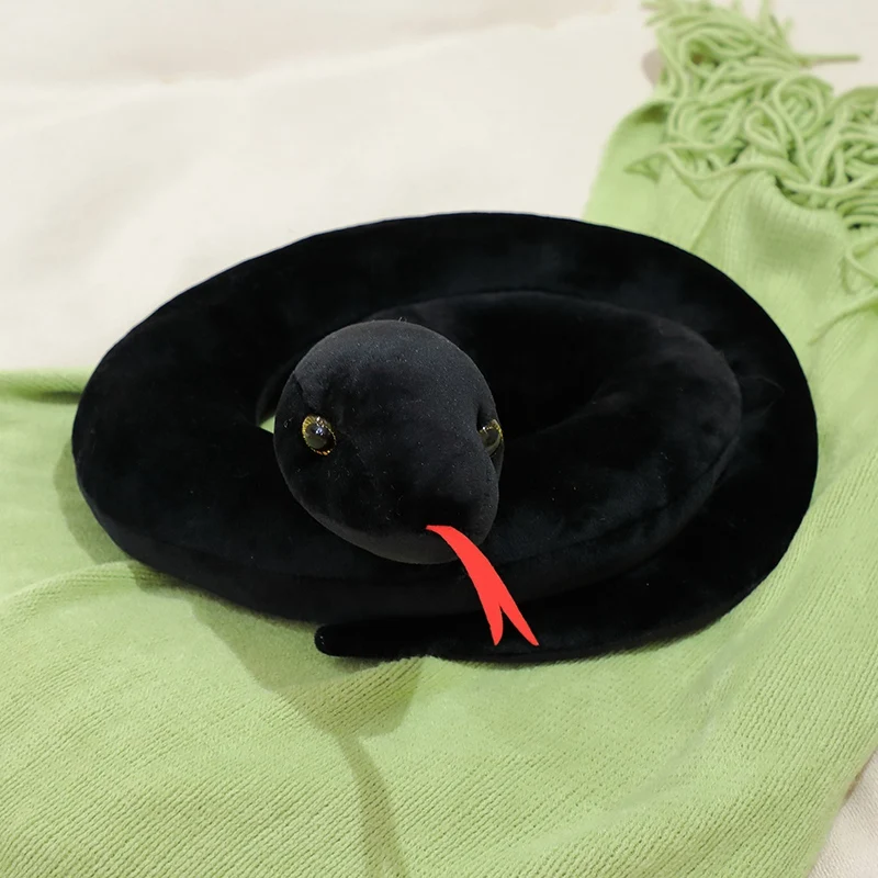 Serpiente de peluche gigante de juguete largo, regalo divertido