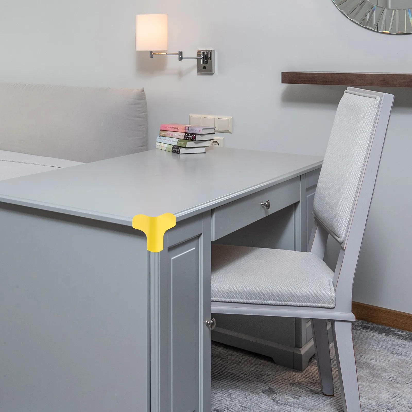 Protectores de esquinas en silicona para muebles sin perforaciones