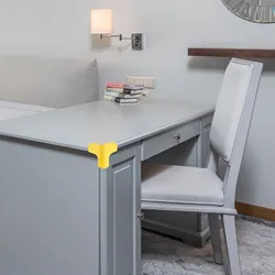 Protectores de esquinas en silicona para muebles sin perforaciones