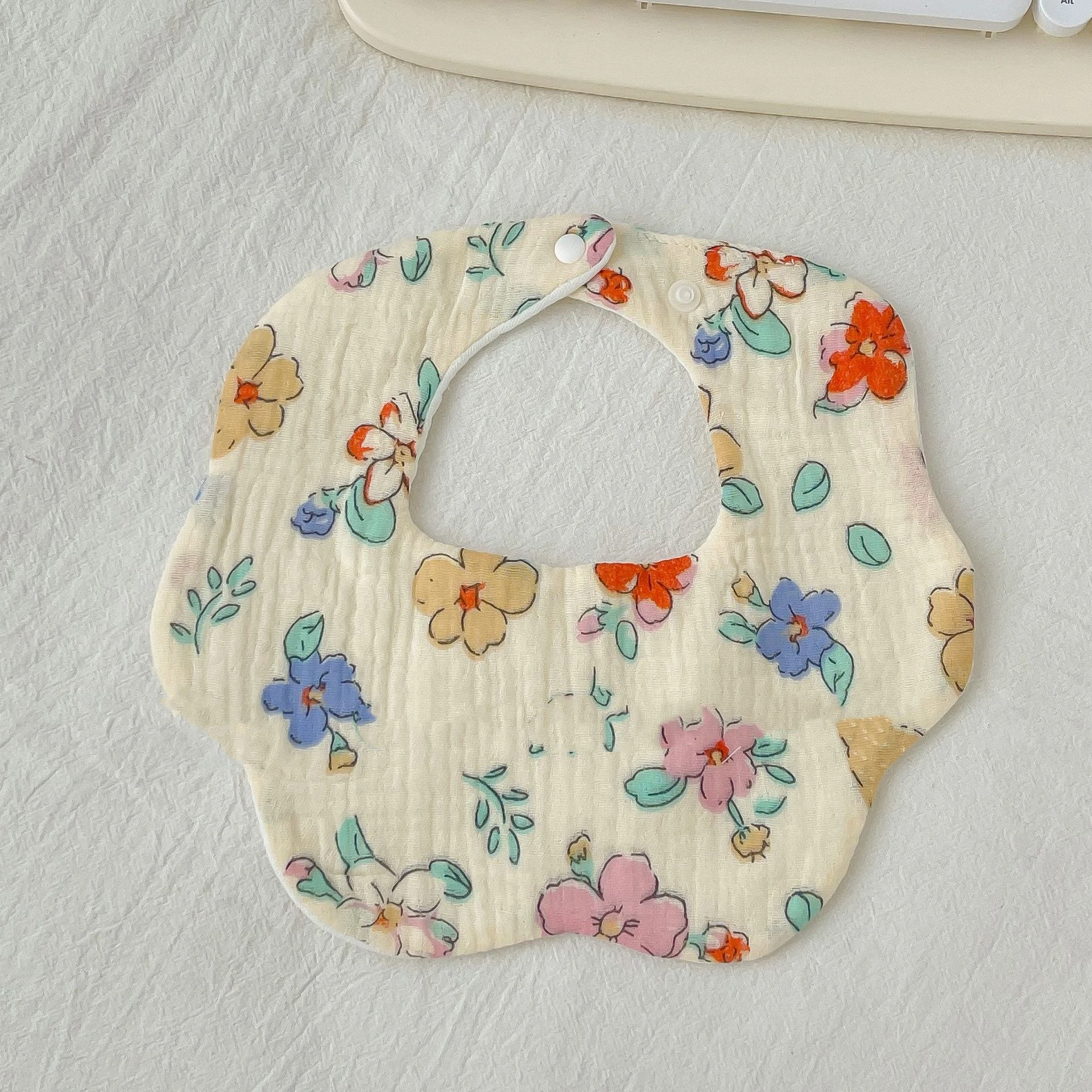 Baberos de algodón absorbentes con estampado para bebé y recién nacido