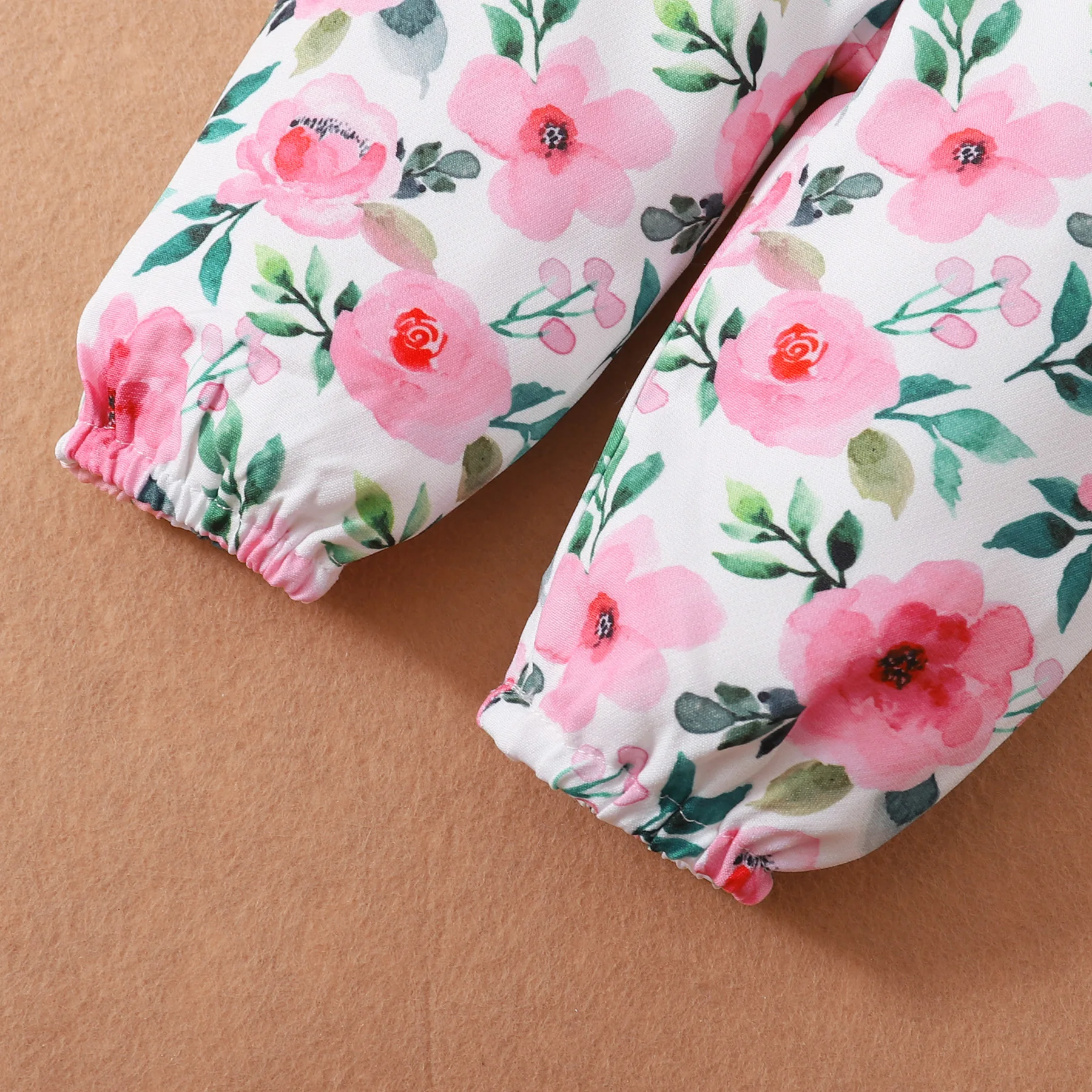 Conjunto bebé niña mono floral con pantalón – Conjunto completo - imagen 4