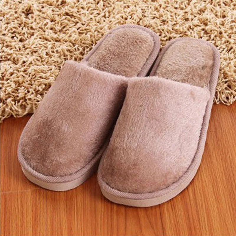 Pantuflas antideslizantes de algodón suaves para casa y dormitorio - imagen 2