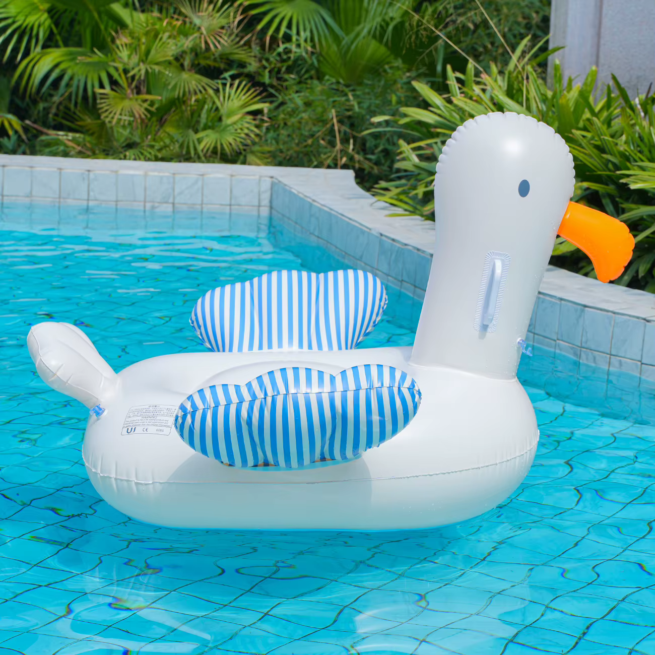 Esterilla flotante inflable en forma de gaviota para verano - imagen 5