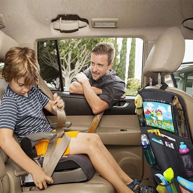 Organizador para el asiento trasero del coche con bolsa protectora