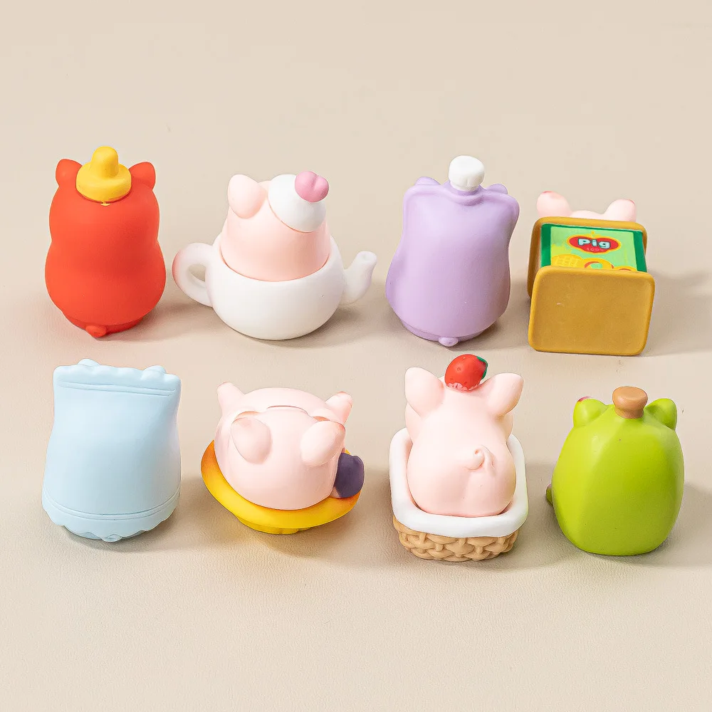 Figuras de cerditos coleccionables para jugar en granja - imagen 4