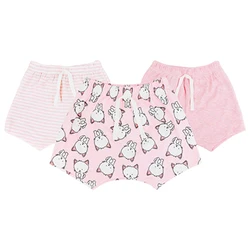 Momscare Pantalones cortos de algodón para bebé niña verano