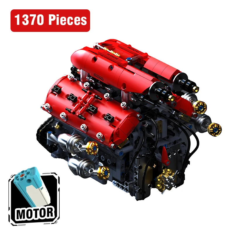 Kit de motor educativo con bloques electrónicos mecánicos