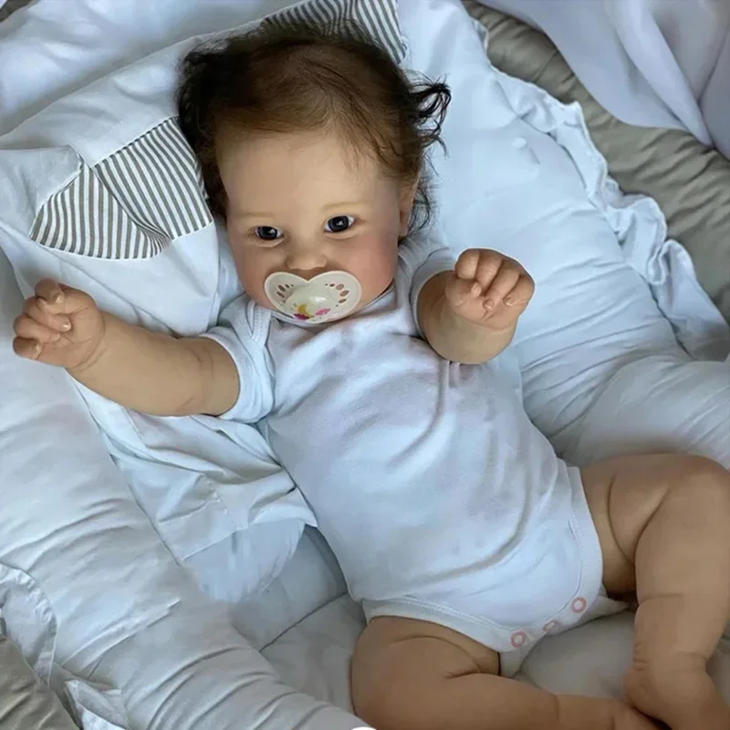 Muñeca Maddie realista de bebé recién nacido pintada a mano 3D - imagen 2