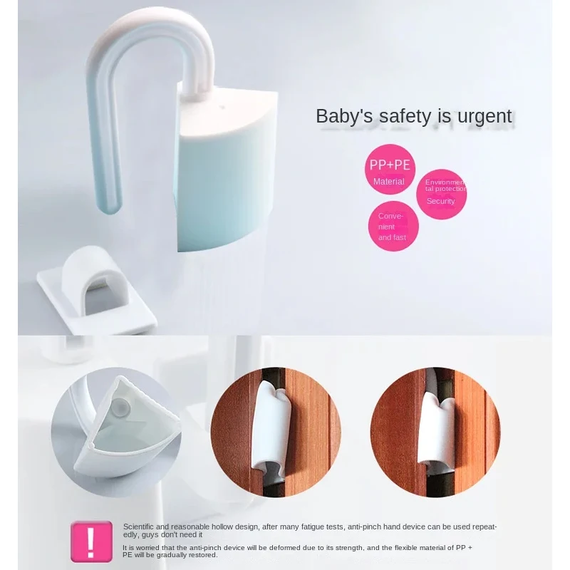 Protector antipinzamiento para puertas – Seguridad infantil - imagen 3