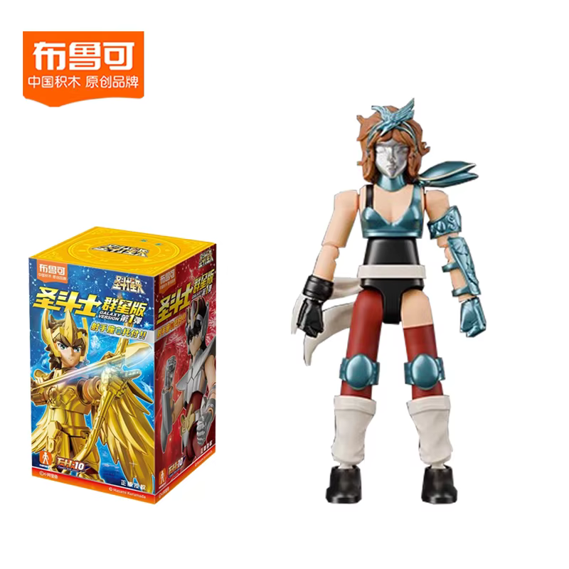 Blokees Gold – Bloques construcción Saint Seiya Figura Shura Aiolos - imagen 5