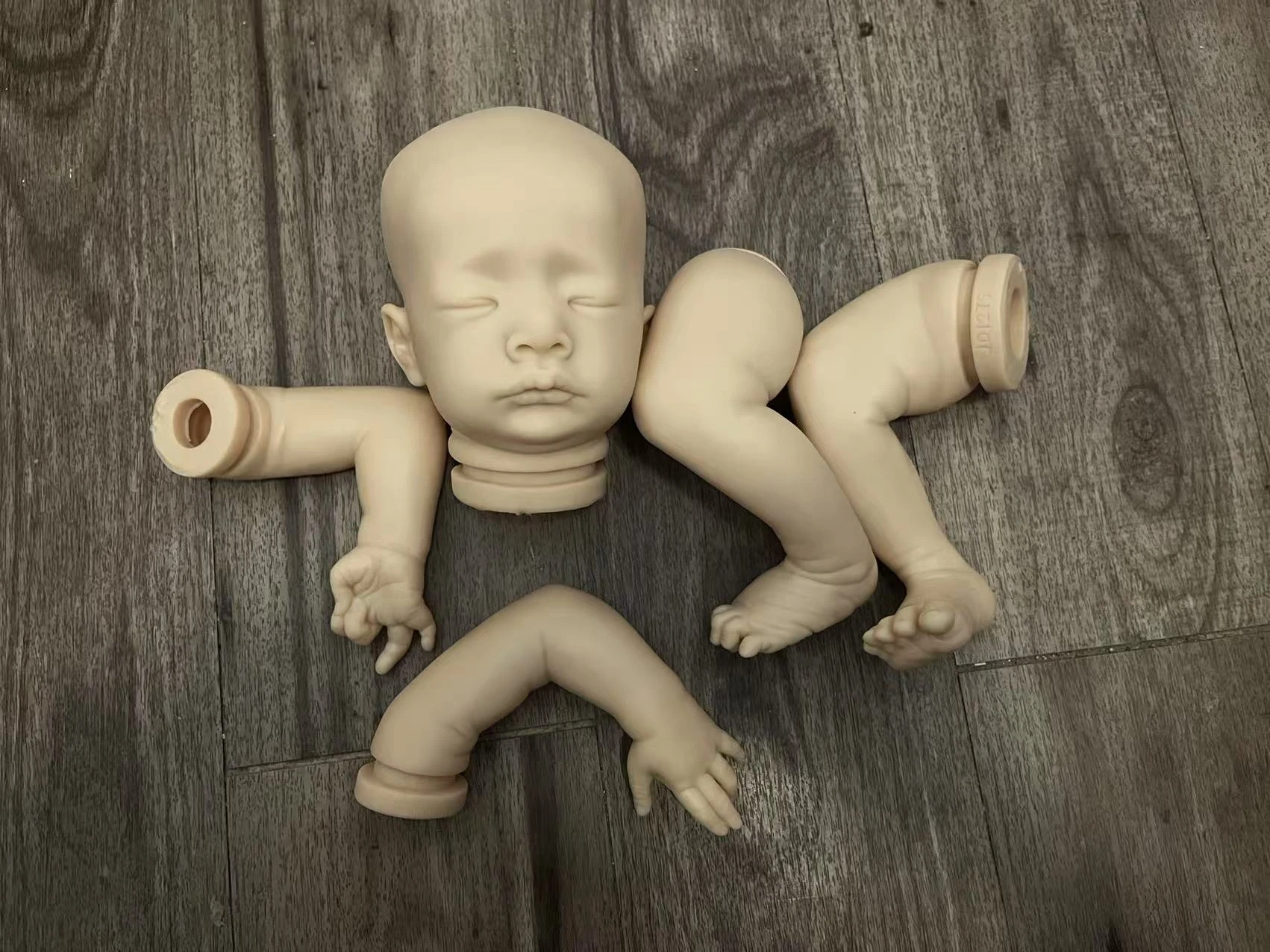 Piezas de muñeca DIY Reborn Mika sin pintar