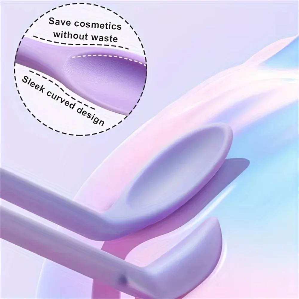 Espátulas de silicona para cosméticos: cucharas y brocha facial - imagen 4