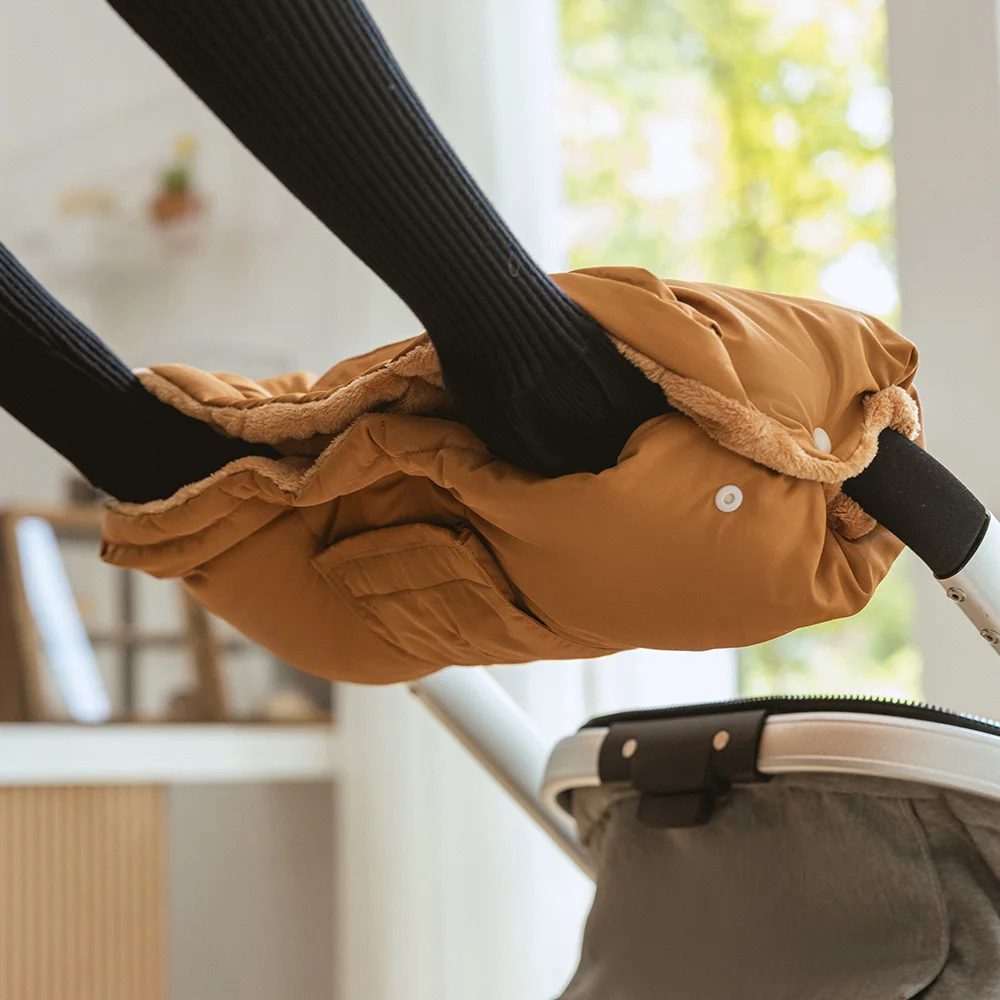 Manoplas impermeables táctiles para cochecito de invierno - imagen 3