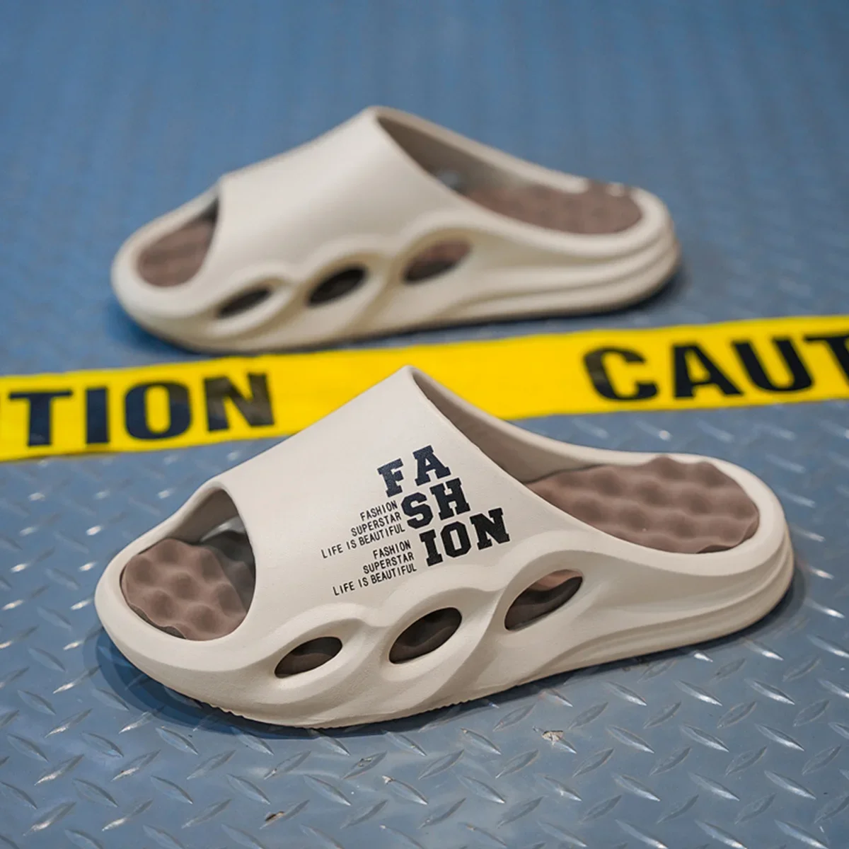 Zapatillas de ducha antideslizantes para hombre, verano