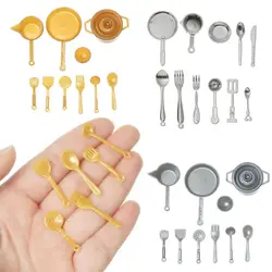 Utensilios de cocina en miniatura 1:12 para casa de muñecas