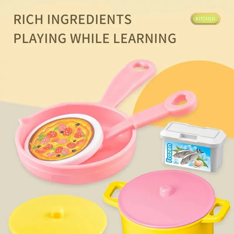 Juego de cocina manualidades con vajilla de juguete para niños - imagen 2