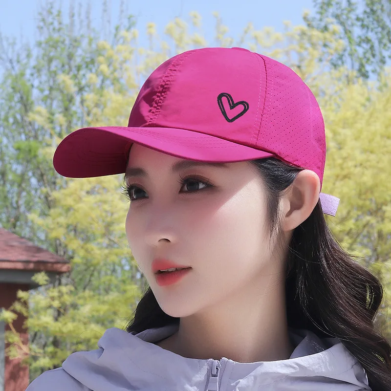 Gorra béisbol secado rápido con cola de caballo para niñas - imagen 4