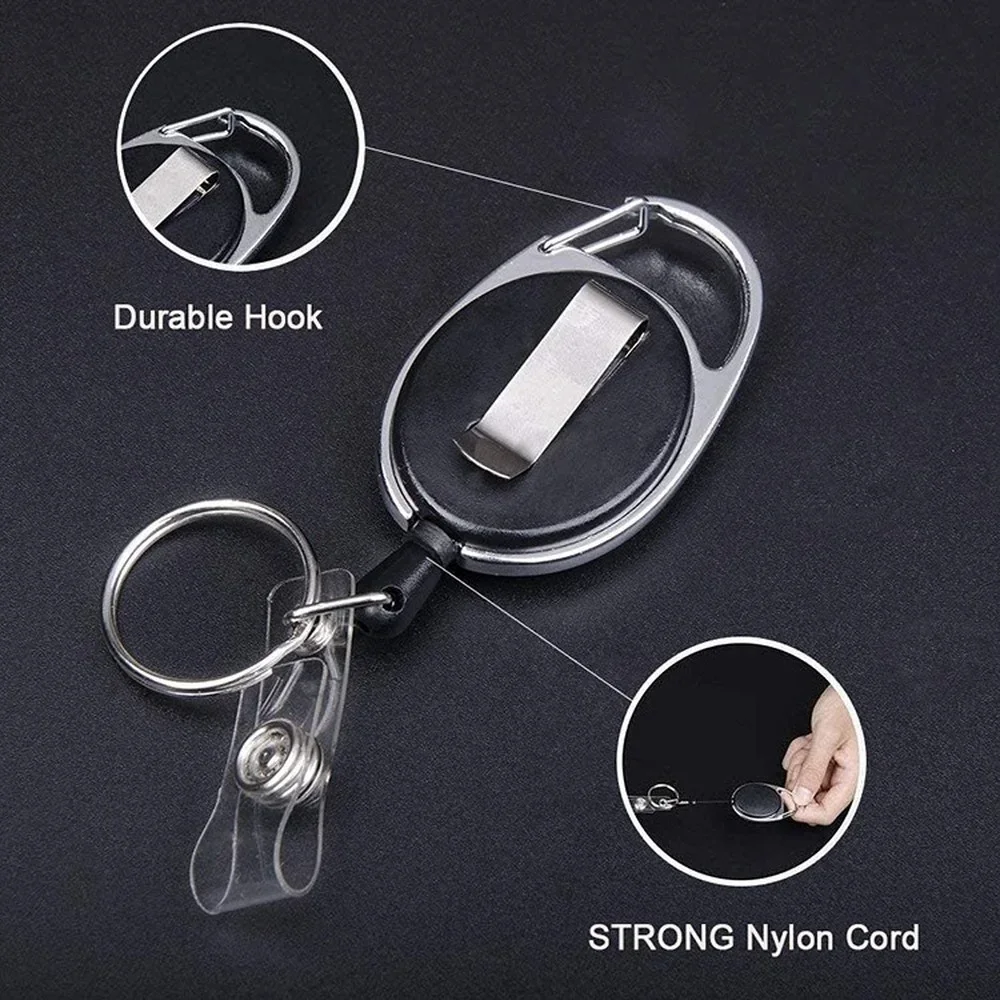 Identificador infantil con cordón retráctil y funda transparente - imagen 5