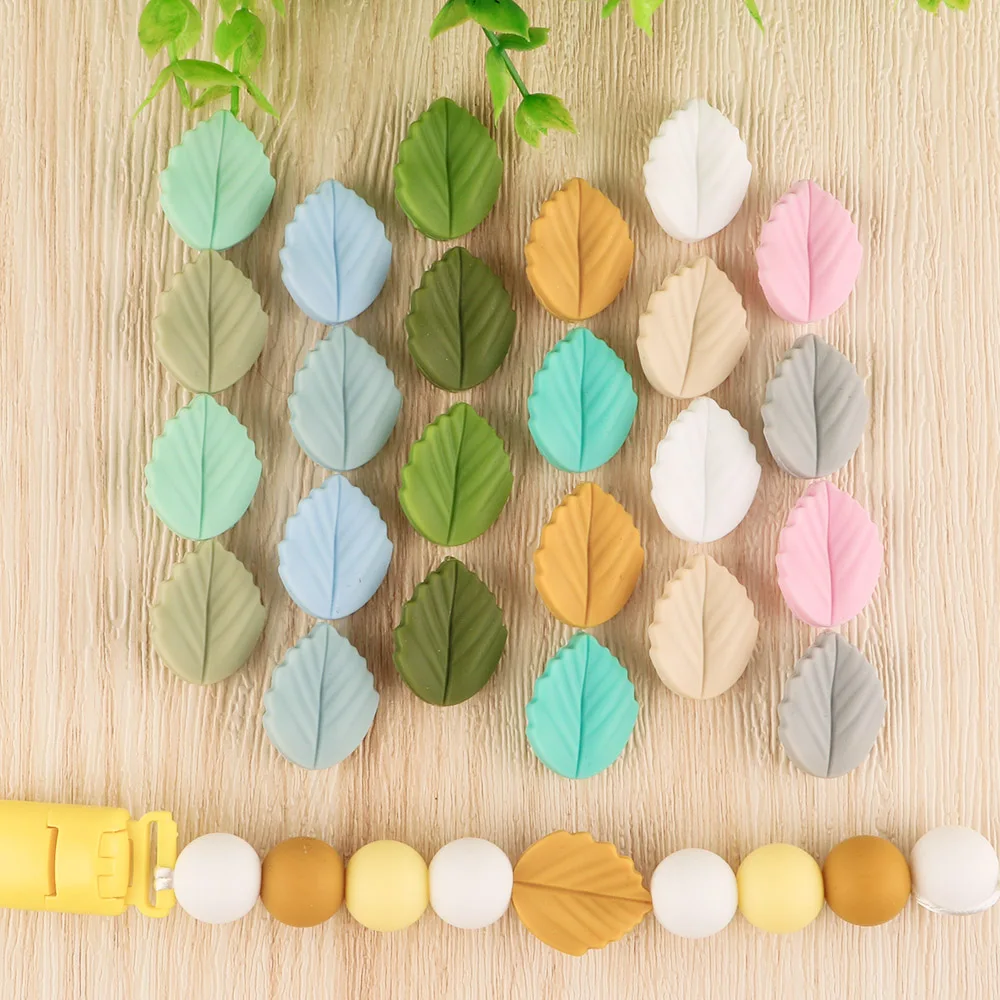 Kovict Cuentas margarita y mini hoja silicona para joyería infantil - imagen 2