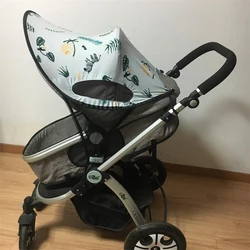 Parasol para cochecito de bebé con visera protectora solar