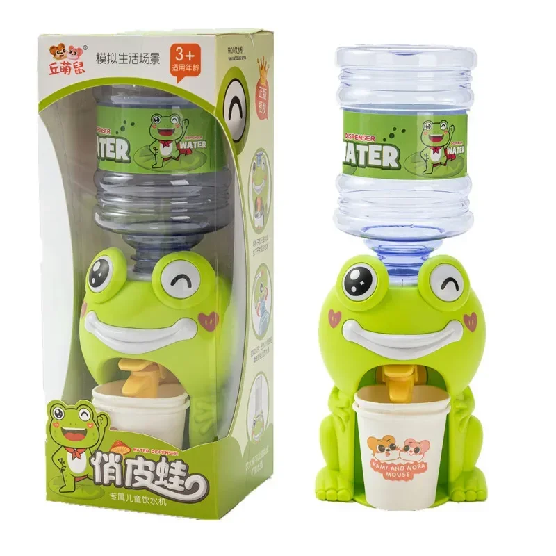Mini juguete dispensador de agua cerdito simulación para niños