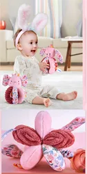 Sonajero peluche animales para bebé, agarre fácil