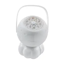 Máquina de burbujas recargable con luces LED para fiestas infantiles
